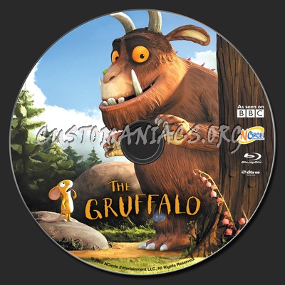 The Gruffalo blu-ray label