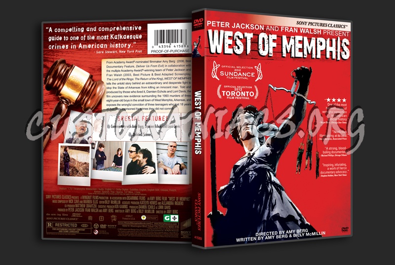 West of Memphis dvd cover