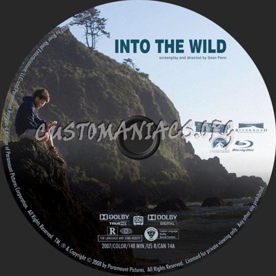 Into the Wild blu-ray label