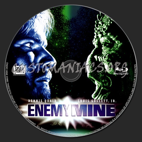 Enemy Mine blu-ray label