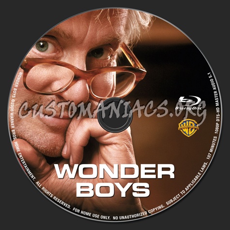 Wonder Boys blu-ray label