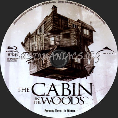 The Cabin in the Woods blu-ray label