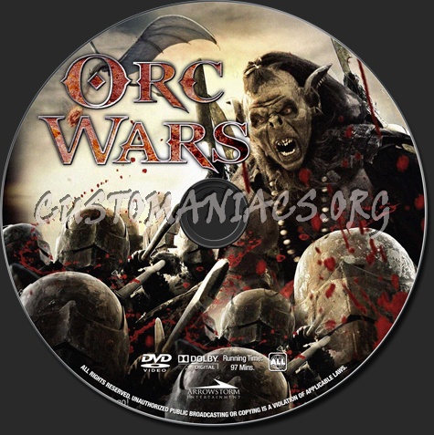 Orc Wars dvd label