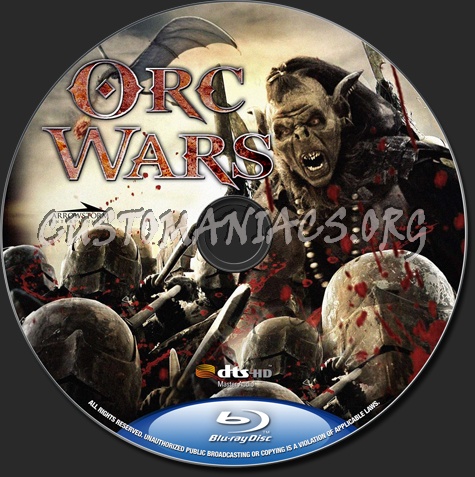 Orc Wars blu-ray label