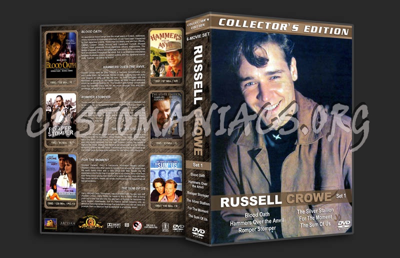 Russell Crowe Collection - Set 1 dvd cover