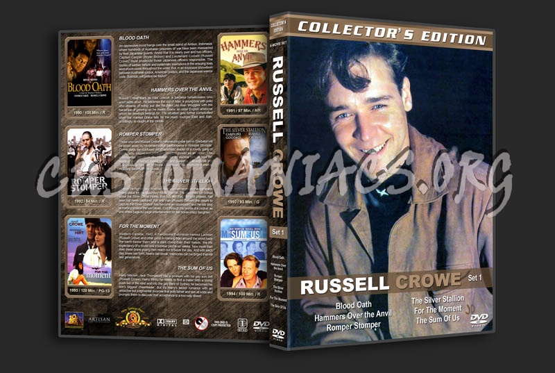 Russell Crowe Collection - Set 1 dvd cover