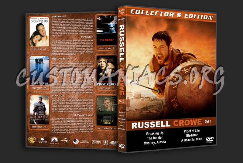 Russell Crowe Collection - Set 3 dvd cover