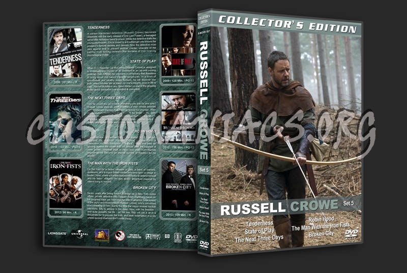 Russell Crowe Collection - Set 5 dvd cover