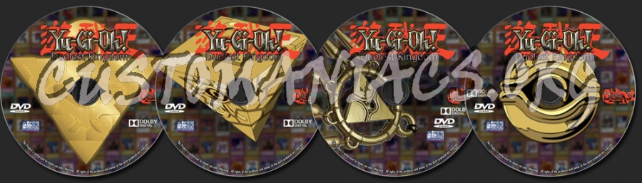 Yu-Gi-Oh Deulest Kingdom dvd label