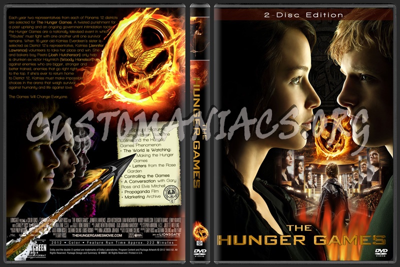 The Hunger Games 2012 dvd cover