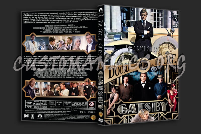 The Great Gatsby Double Feature dvd cover