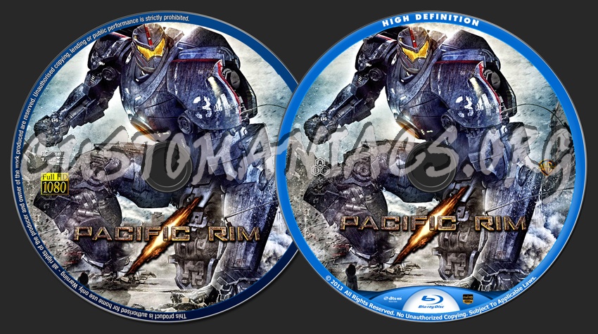 Pacific Rim blu-ray label