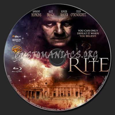 The Rite blu-ray label