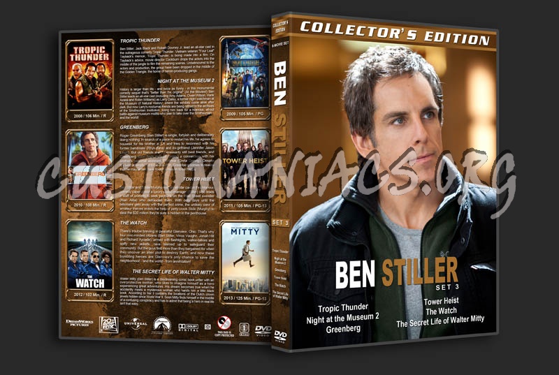 Ben Stiller - Collection 3 dvd cover