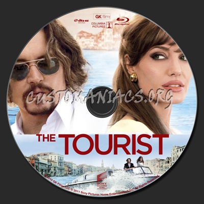 The Tourist blu-ray label