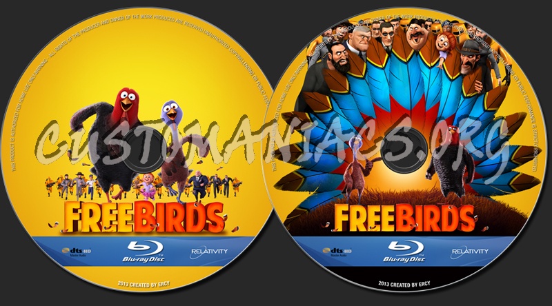 Free Birds blu-ray label