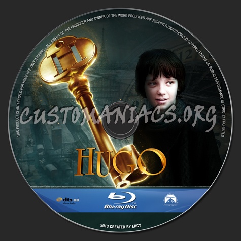 Hugo blu-ray label