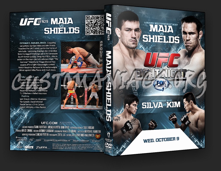 UFC Fight Night 29: Maia vs. Shields dvd cover