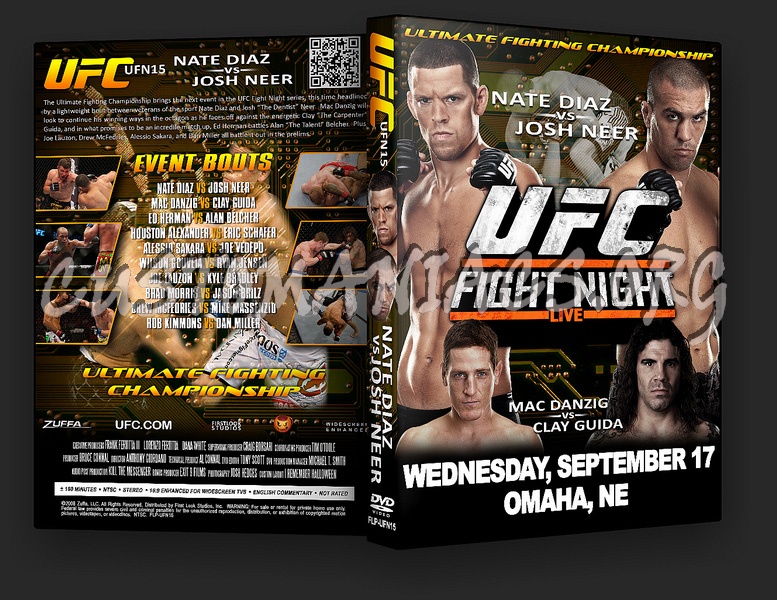 UFC UFN 15: Diaz vs. Neer dvd cover