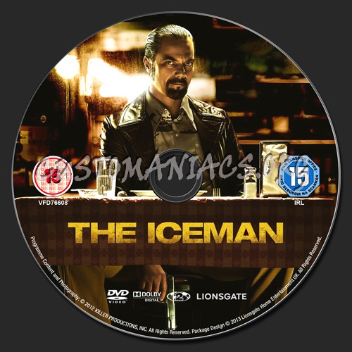 The Iceman dvd label