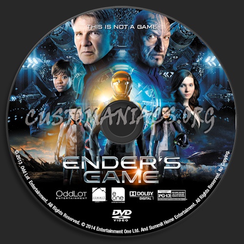 Ender's Game dvd label