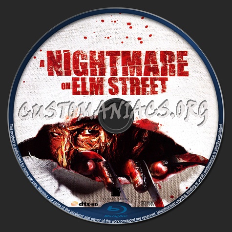 A Nightmare on elm street blu-ray label