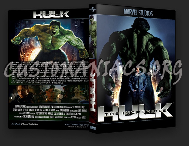 The Incredible Hulk - Marvel collection dvd cover