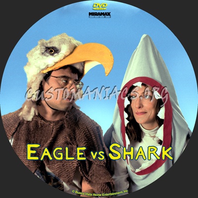 Eagle vs Shark dvd label