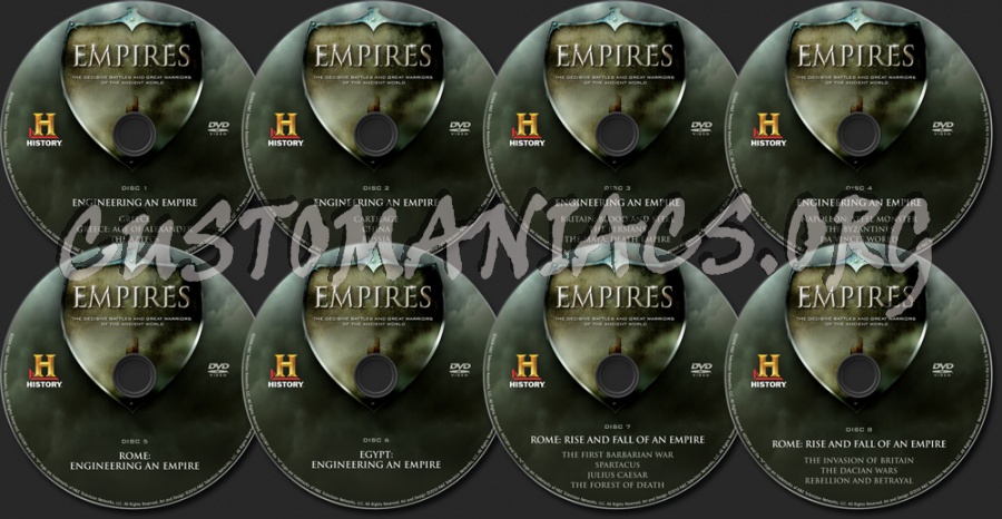 Empires dvd label