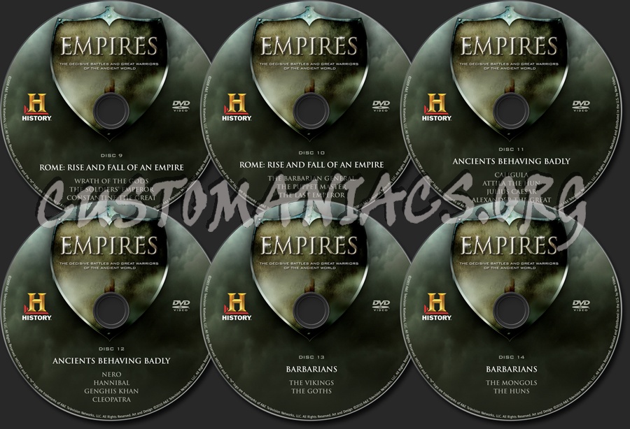 Empires dvd label