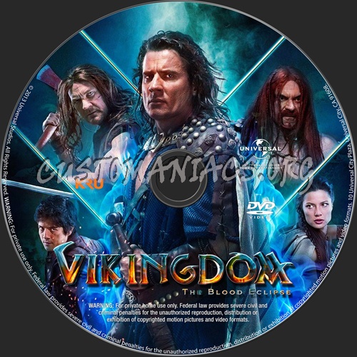 Vikingdom The Blood Eclipse dvd label