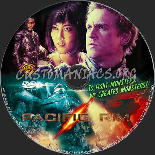 Pacific Rim dvd label