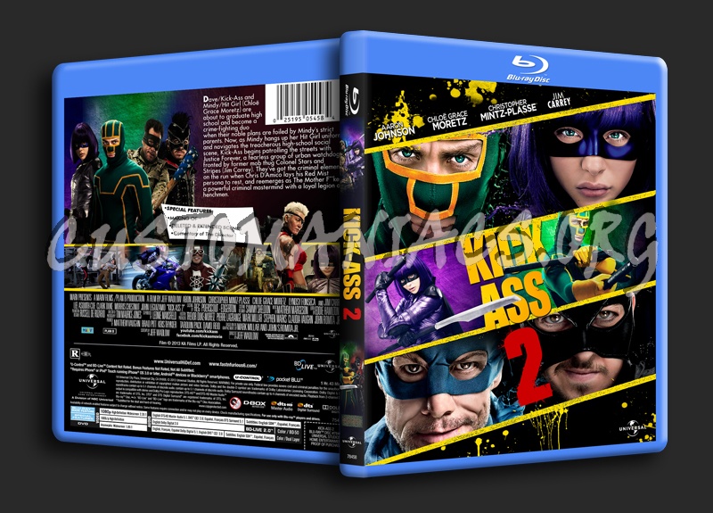 Kick-Ass 2 blu-ray cover