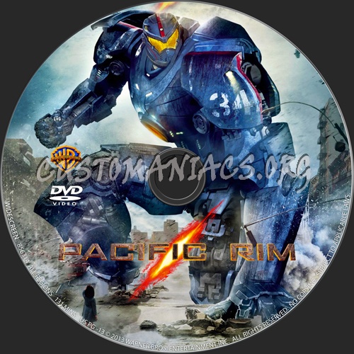 Pacific Rim dvd label