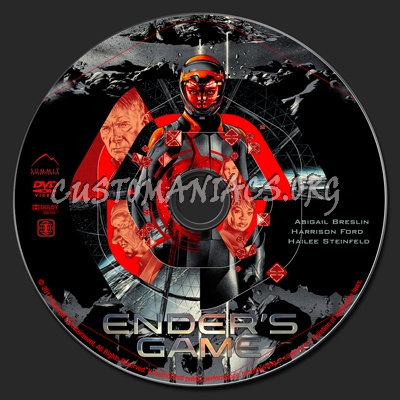 Ender's Game dvd label