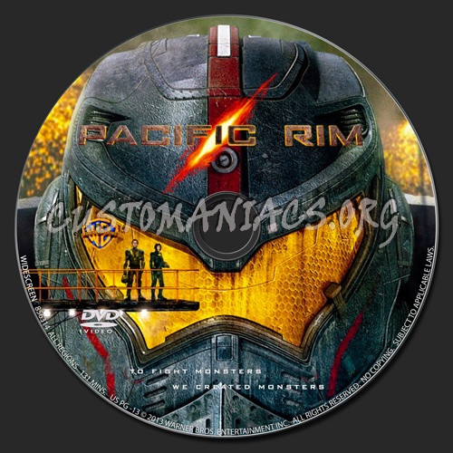 Pacific Rim dvd label