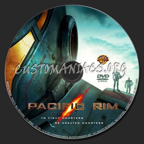 Pacific Rim dvd label