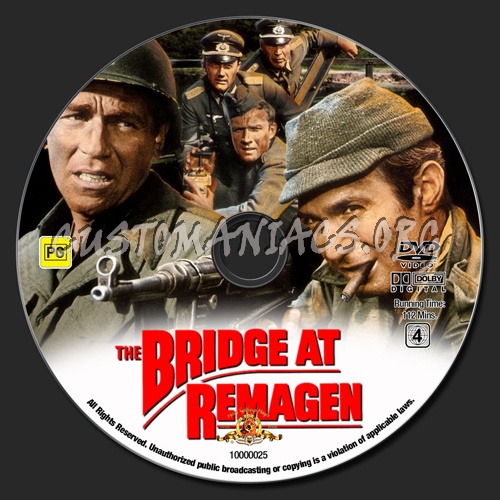 The Bridge At Remagen dvd label