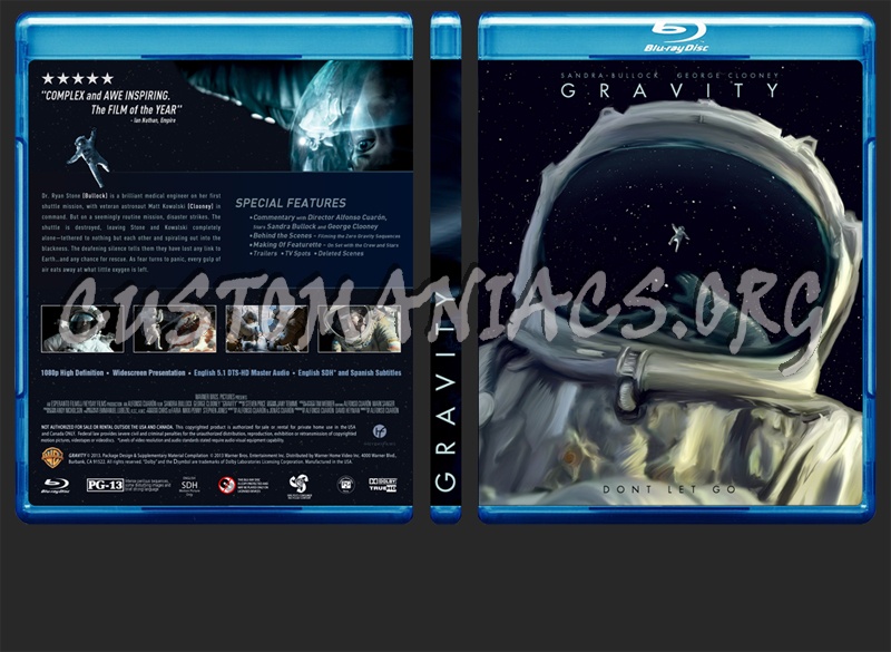 Gravity blu-ray cover