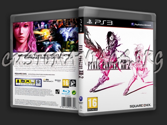 Final Fantasy XIII-2 dvd cover