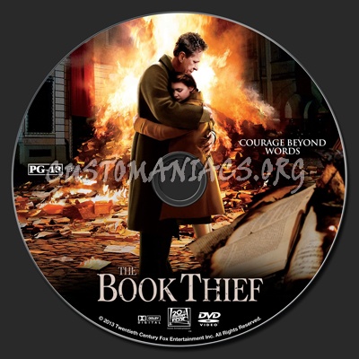 The Book Thief dvd label