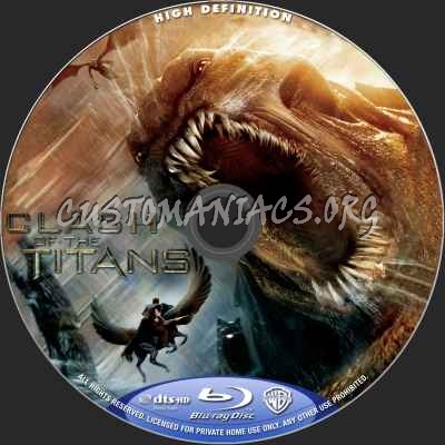 Clash Of The Titans blu-ray label