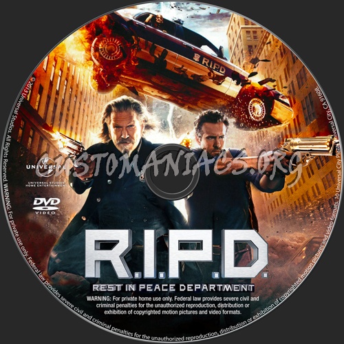 R.I.P.D. Rest In Peace Department dvd label - DVD Covers & Labels by  Customaniacs, id: 199697 free download highres dvd label