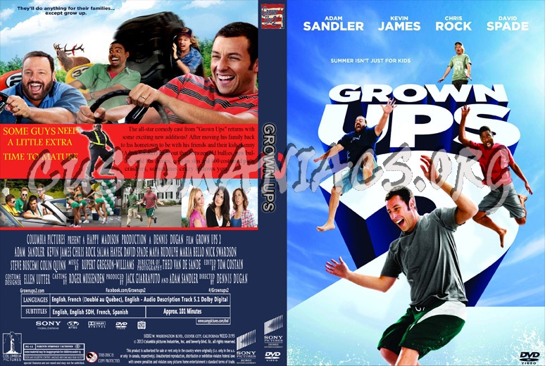 Grown ups 2 2013 dvd cover