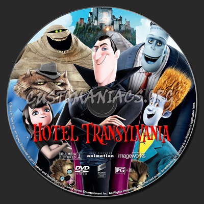 Hotel Transylvania dvd label