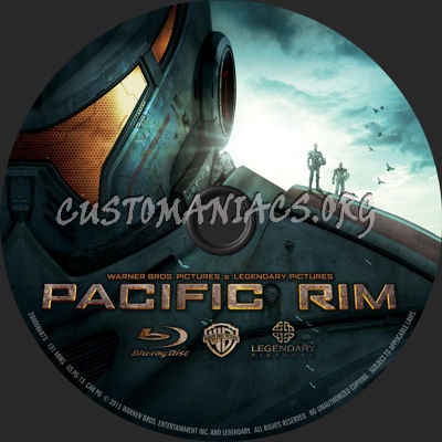 Pacific Rim blu-ray label