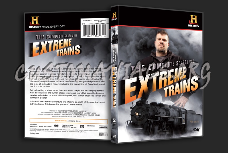 Extreme Trains Season 1 dvd cover