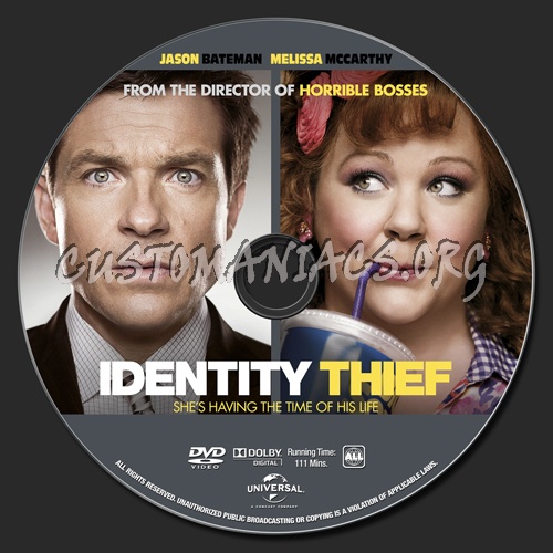 Identity Thief dvd label