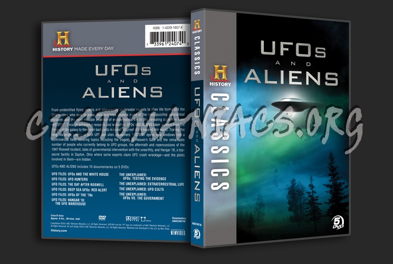 UFO's and Aliens dvd cover