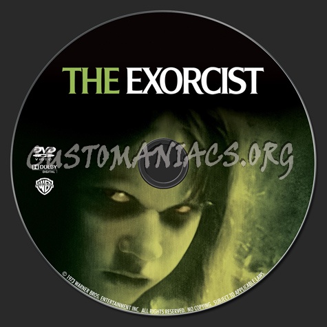 The Exorcist dvd label